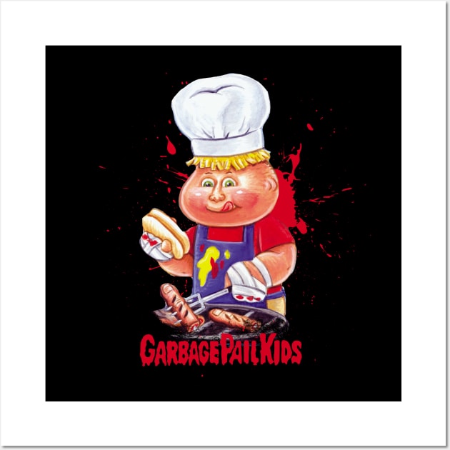 garbage pail kids - chef Wall Art by olivia parizeau